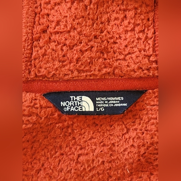 North Face fleece pullover 1/2 zip size L - Picture 8 of 9